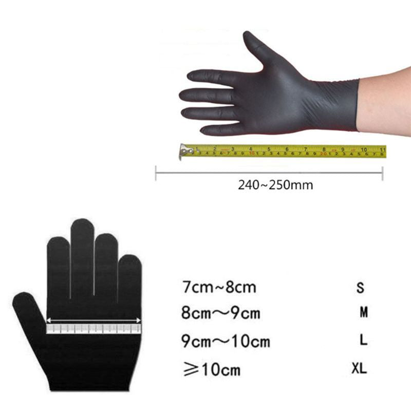 Disposable latex gloves