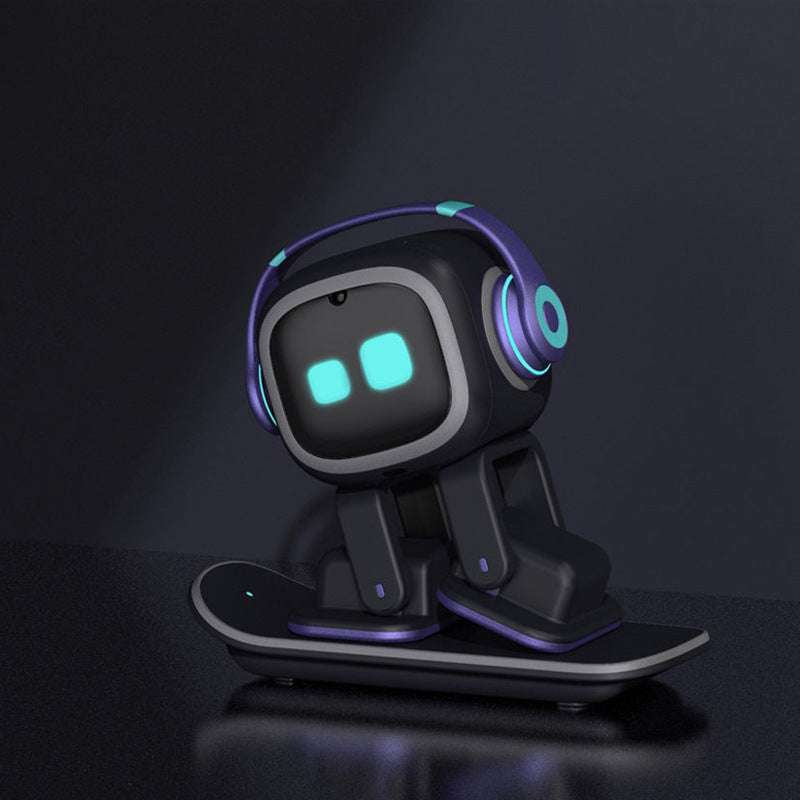 Robot Toy Desktop Voice Recognition Emotion Ai Communication Intelligent Children Accompany Interactive Electronic Pet